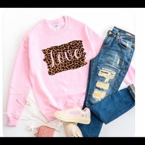 Cheetah Valentine pink tee shirts